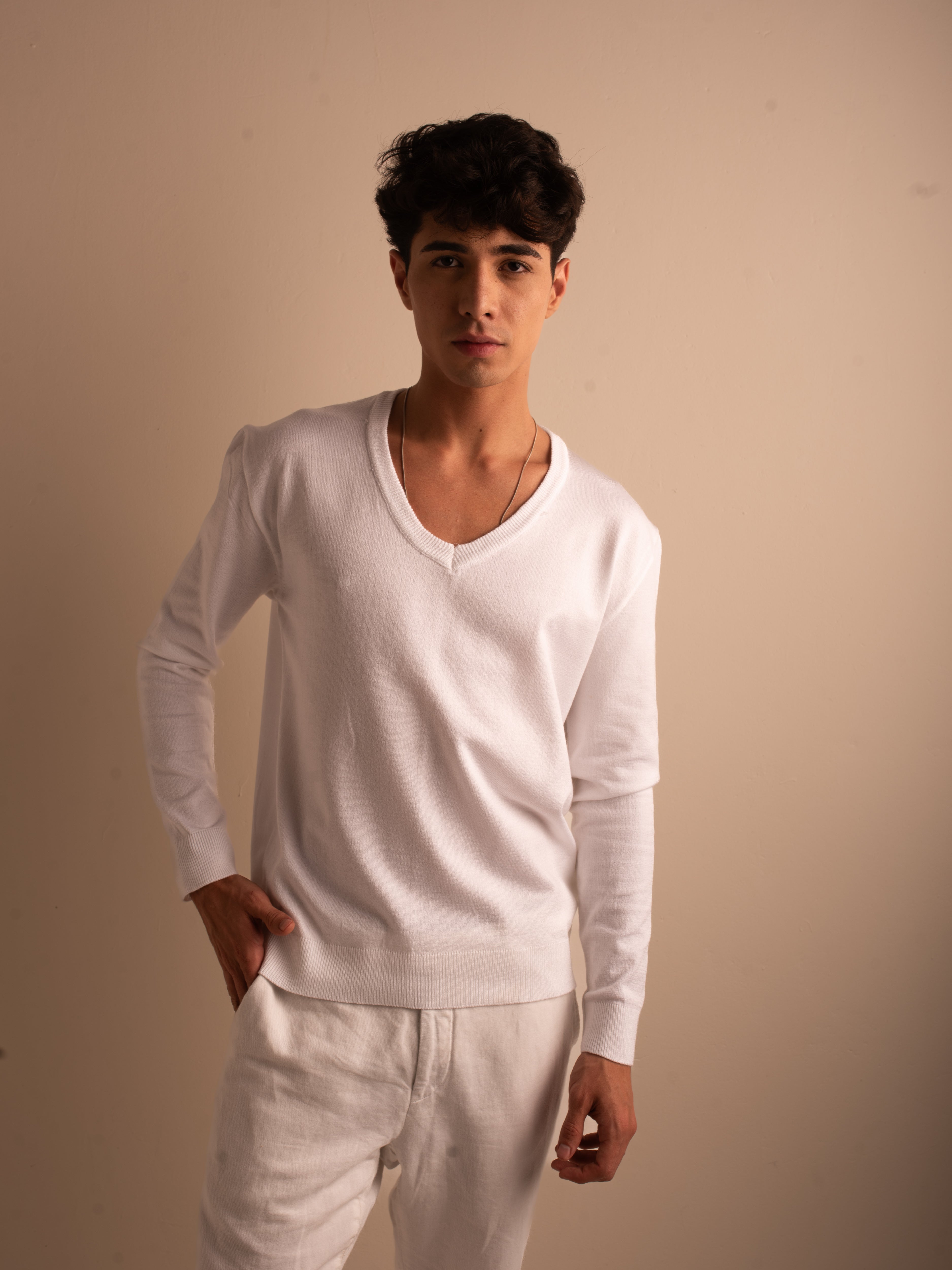 Suéter V-Neck Signature