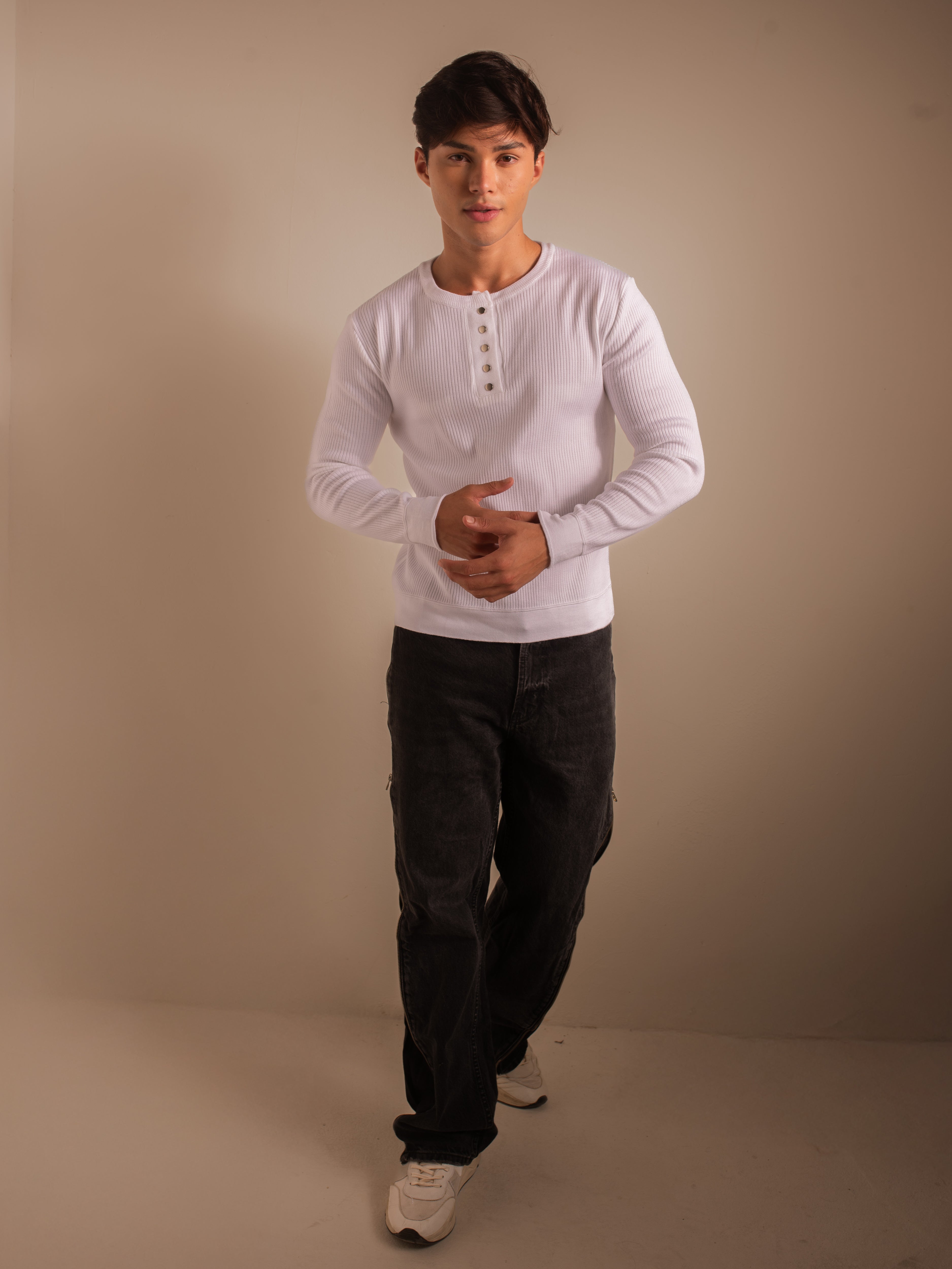 Tricot Henley Signature