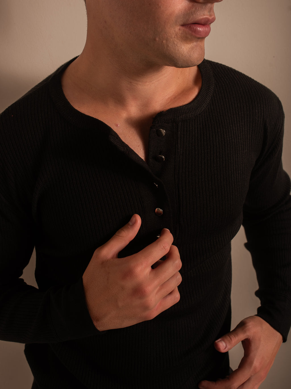 Tricot Henley Signature